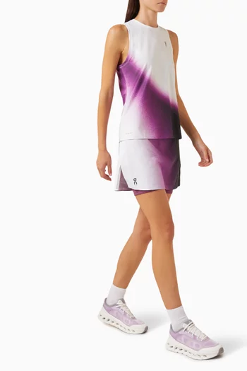 Court Split Swing Skirt