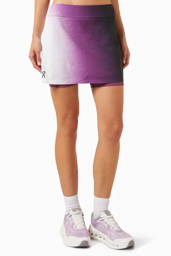 Court Split Swing Skirt
