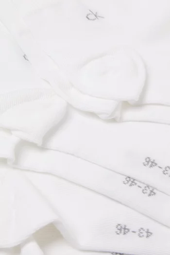 Logo Quarter Socks, Set of 3
