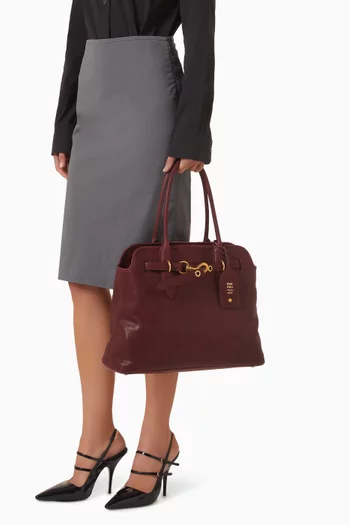 Aventure Top-handle Bag in Nappa Leather
