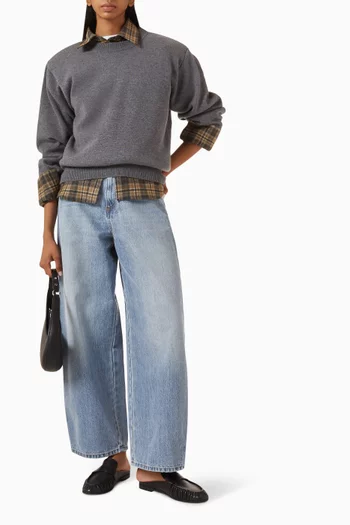 Statement Knit Sweater in Wool Blend