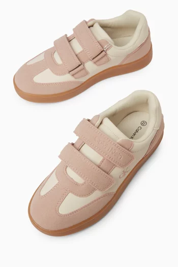 Velcro Sneakers in Leather