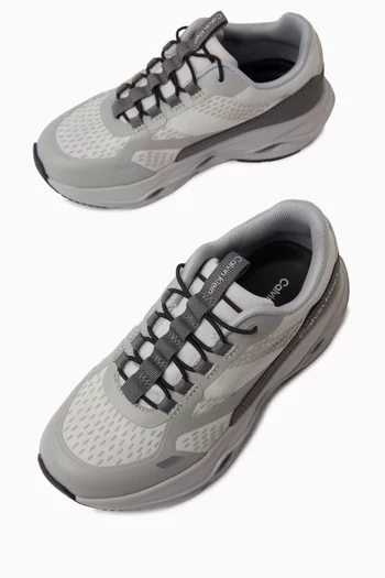Lace-up Sneakers in Mesh