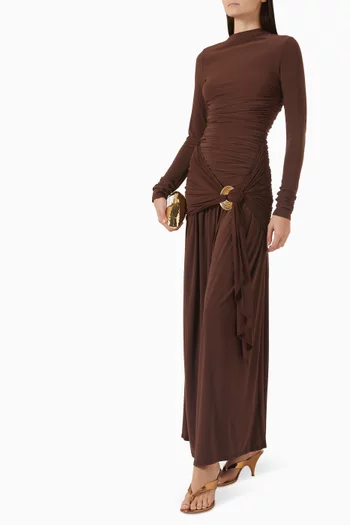 Selah Ruched Dress in Jersey