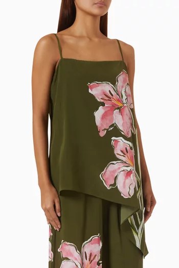 Rhea Cami Top in Silk