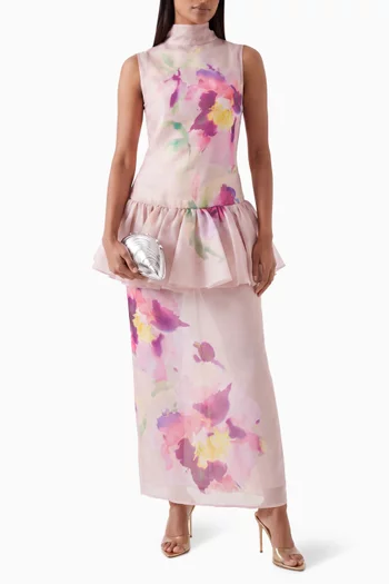 Arlina Peplum Gown