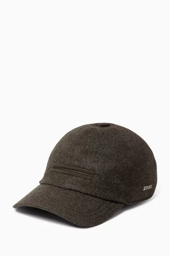 Baseball Cap in Oasi Cashmere