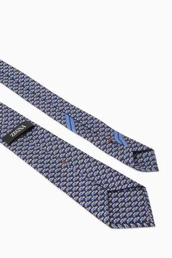 Textured Tie in Silk