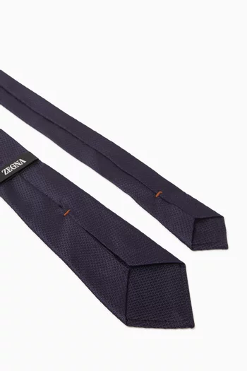 Micro-dot Tie in Silk