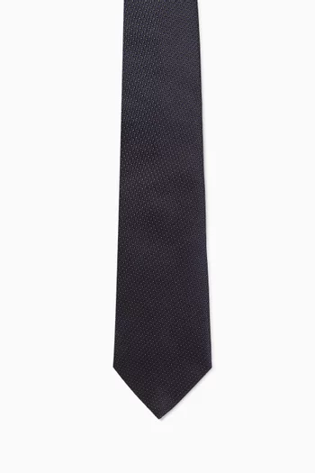 Micro-dot Tie in Silk