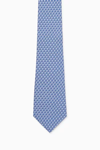 Printed Tie in Silk