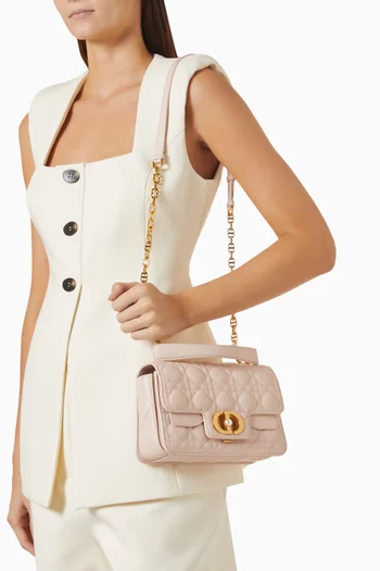 Small Jolie Top-handle Bag in Cannage Leather