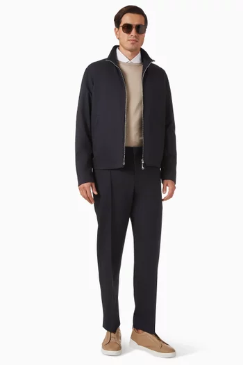 Pleated Pants in Wool
