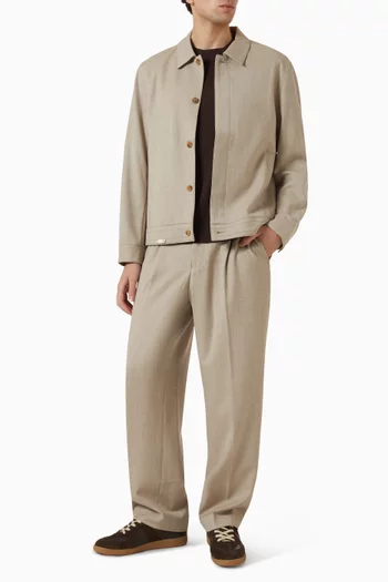 Provence Travel Suit Pants in Wool-blend