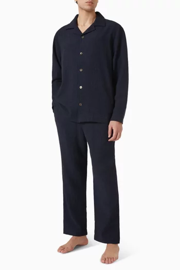 Pyjama Shirt in Cotton & Cashmere