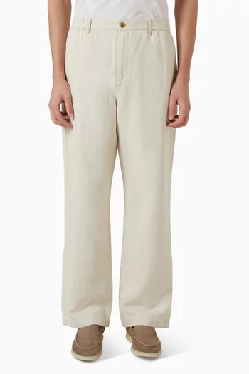 Massan Pants in Cotton-linen