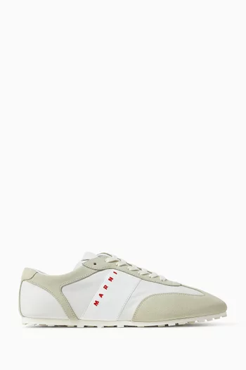 Logo Sneakers in Suede