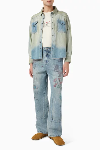 Western Shirt in Denim