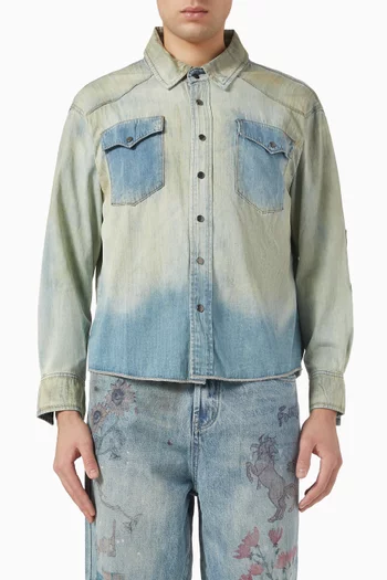 Western Shirt in Denim