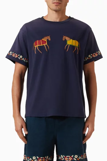Horse Equine T-shirt in Cotton