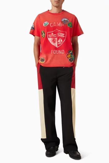 Patchwork Camp T-shirt in Cotton