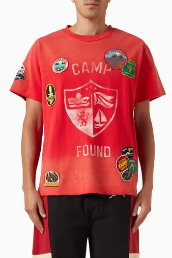 Patchwork Camp T-shirt in Cotton