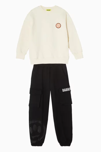 Graffiti Sweatshirt in Cotton