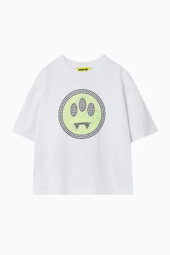 Micro-stud T-shirt in Cotton