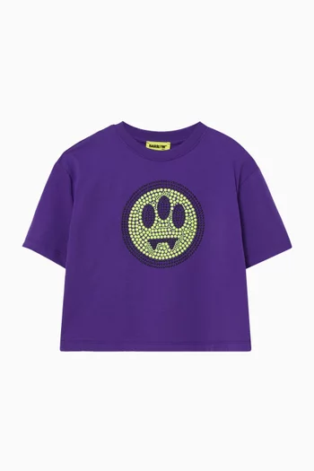 Micro-stud T-shirt in Cotton
