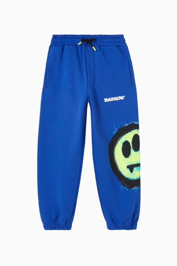 Logo Sweatpants in Cotton Fleece