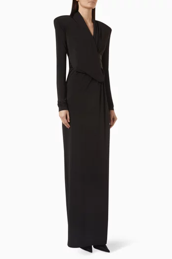 Victoria Tuxedo Dress in Jersey