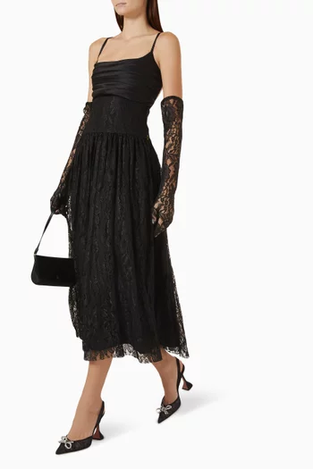 The Audrey Dress in Satin
