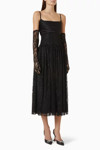 The Audrey Dress in Satin