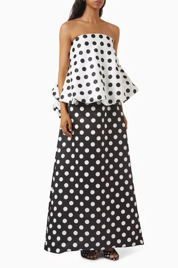 Dottie Belle Dress in Satin