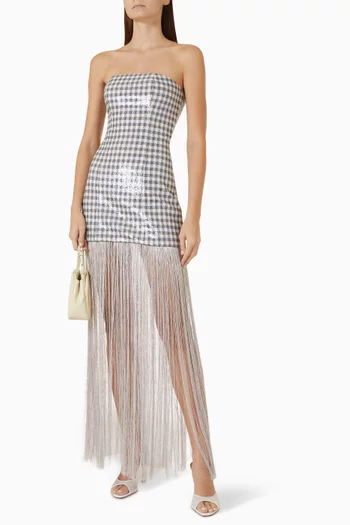 Luna Mirage Fringe Dress