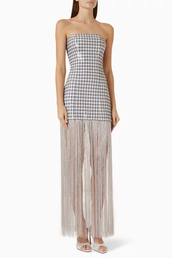 Luna Mirage Fringe Dress