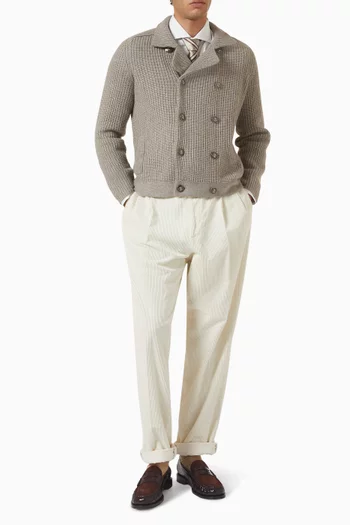 Pleated Corduroy Pants