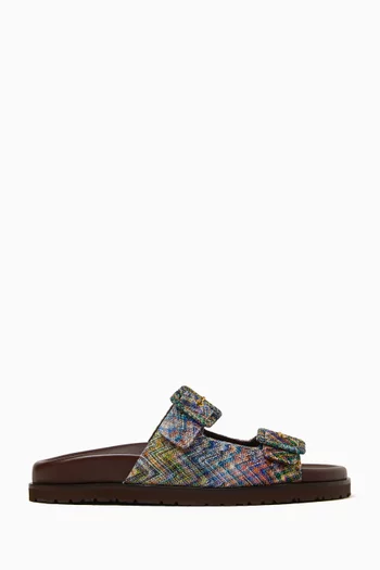 Clea Double-strap Slide Sandals