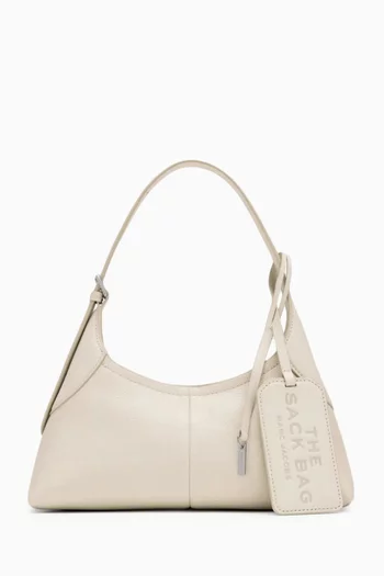 The Small Belted Sack Bag in Pebble Leather