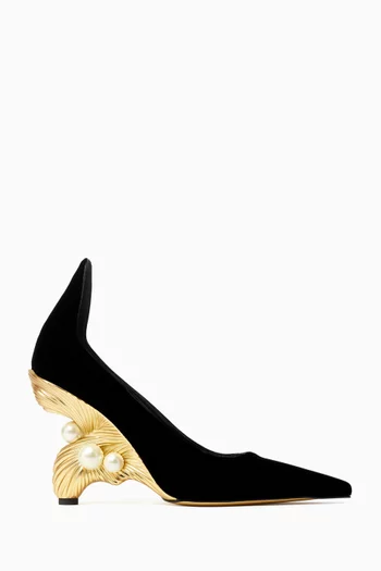 Ithaca 95 Pumps in Velvet