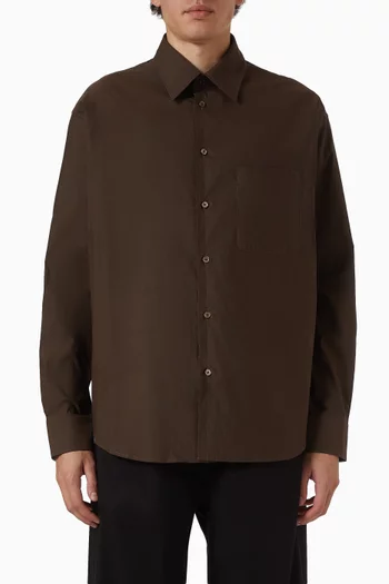 Buttoned Shirt in Cotton-silk