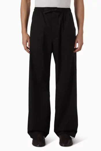 Pyjama Drawstring Pants in Cotton