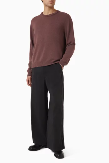 Crewneck Sweater in Alpaca Wool Blend