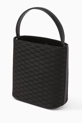 Logo Jacquard Crossbody Bag