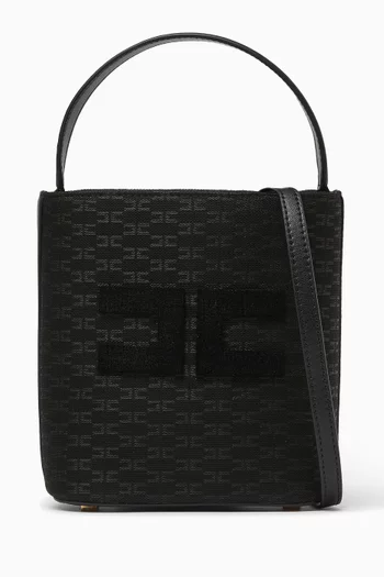 Logo Jacquard Crossbody Bag