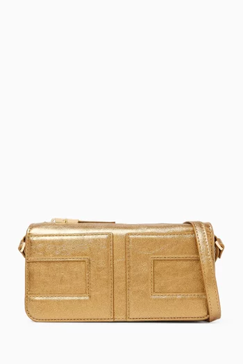 Logo Crossbody Bag in Faux Leather