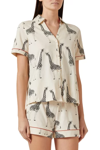 Short Pyjama Set in Organic Cotton