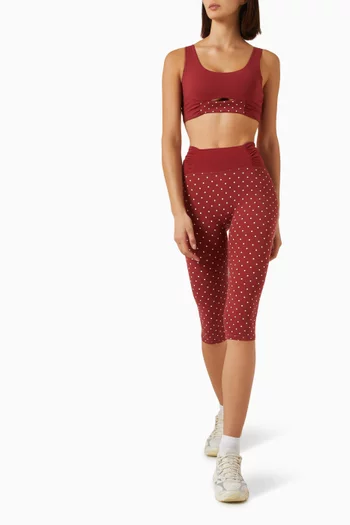 Luxe Balance Ruched Sports Crop in Freeform™