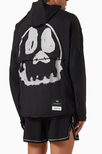 Graphic-print Hooded Jacket