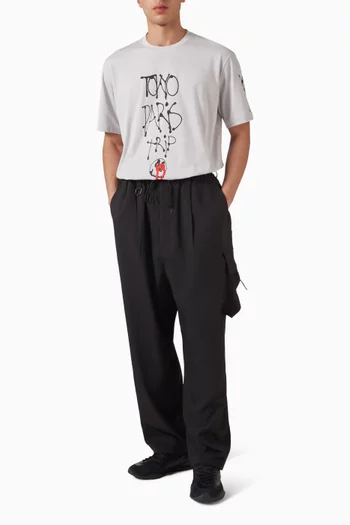 تي شيرت بطبعة شيتو كالي قطن جيرسيه